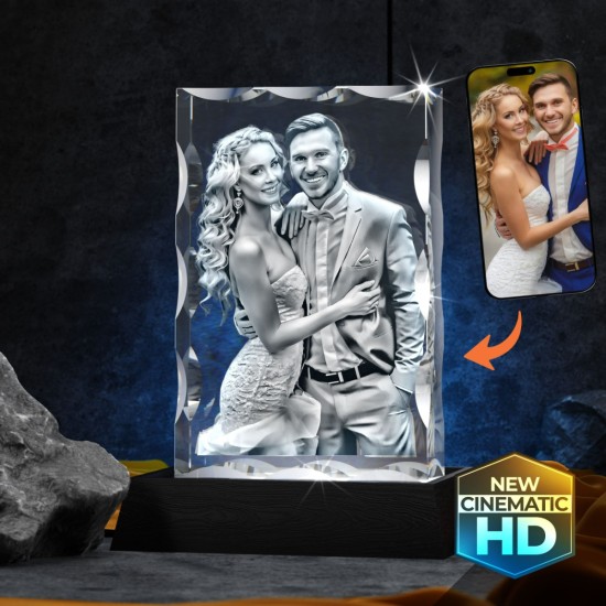 3D Notched Crystal Tall main product photo