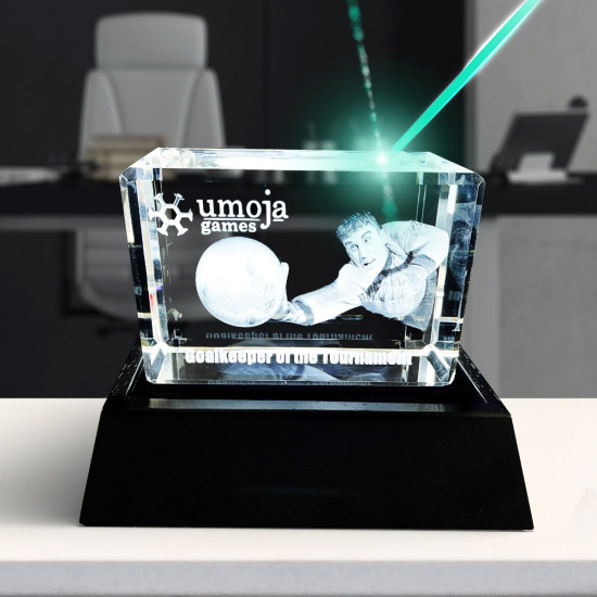 3D Crystal Rectangle Wide Award main product photo