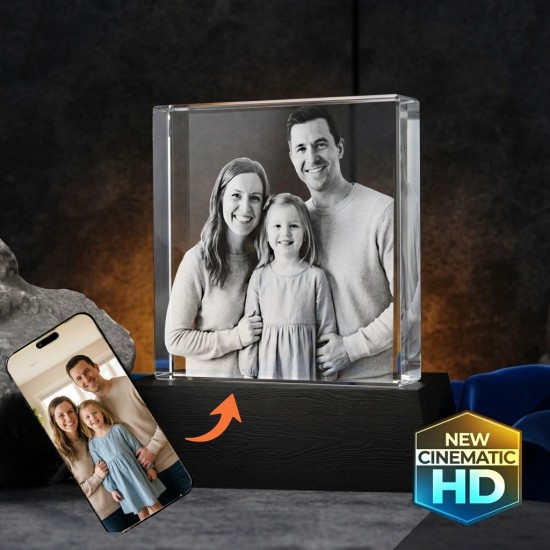 3D Crystal Slim Square main product photo