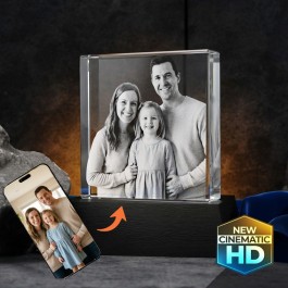 3D Crystal Slim Square 