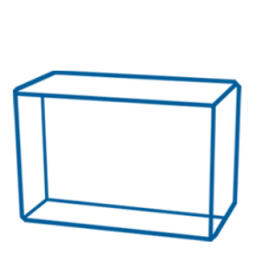 3D Crystal Rectangle Mini Presidential 8.7&quot; x 6.3 x 3.2 / 22x16x8cm