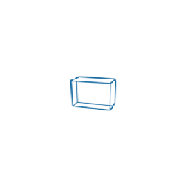 3D Crystal Rectangle Small 2.5&quot; x 1.5 x 1.5 / 6x4x4cm