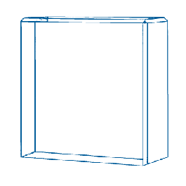 Cube XLarge 4" x 4 x 4 / 100 x 100 x 100 mm