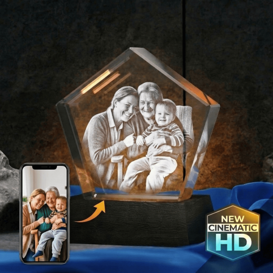 3D Crystal Pentagon